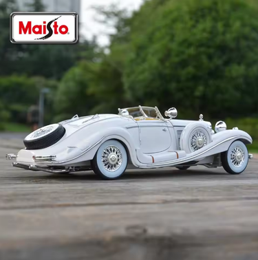 Maisto 1:18 Mercedes Benz 500K Typ Specialroadster 1936 - White